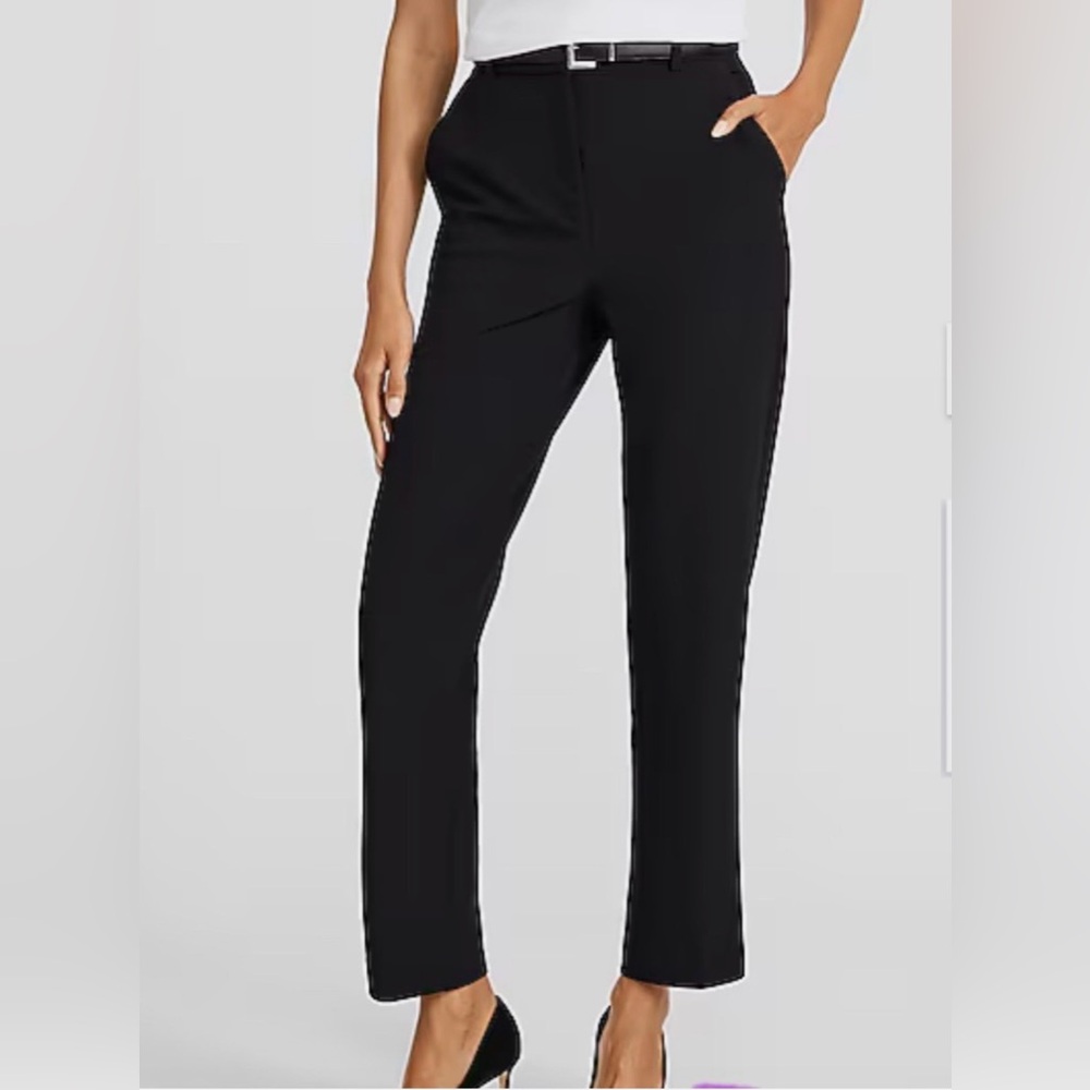 Express Editor Straight Super High Rise Straight Leg Pants